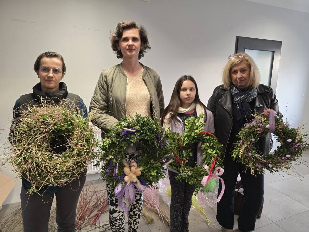 news 2025 04 warsztaty florystyczne w Solectwie Krepna 11